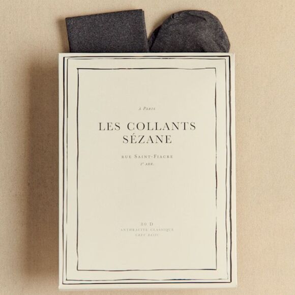 Sezane Grey Tights - Picture 3 of 6